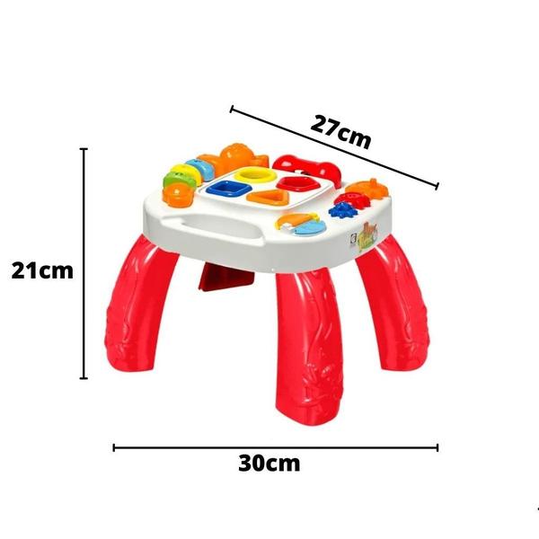 Imagem de Mesa Didática Divertida Play Time Infantil Com Atividades Pedagógicas 2390 - Cotiplás