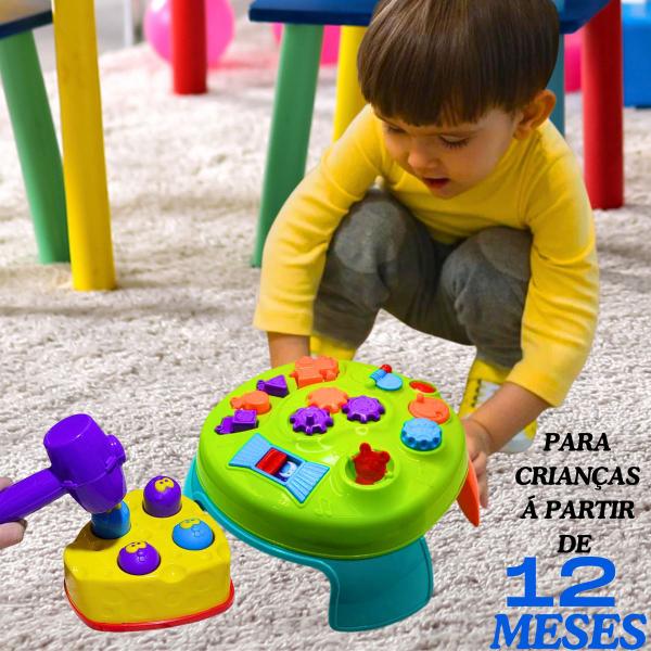 Imagem de Mesa Didática Infantil + Brinquedo Educativo Menino Menina Atividades