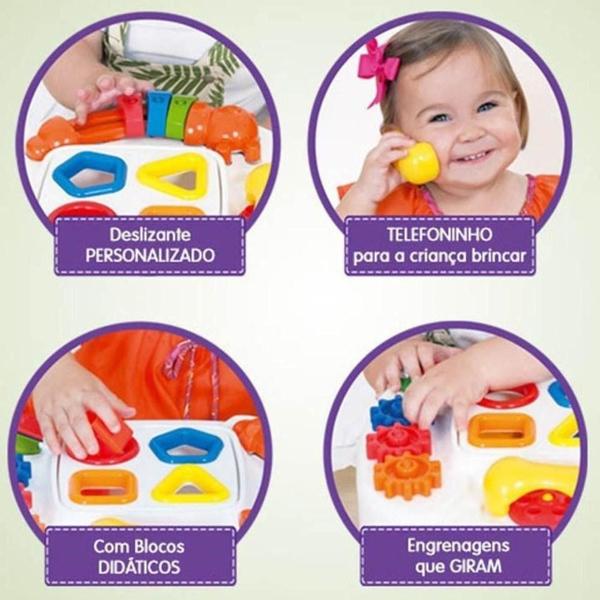 Imagem de Mesa Didática Pedagógica Infantil Criança Play Time Cotiplas