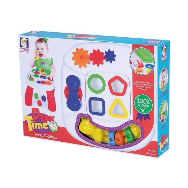 Mesa Didática Pedagógica Infantil Criança Play Time Cotiplas Imagem de Mesa Didática Pedagógica Infantil Criança Play Time Cotiplas