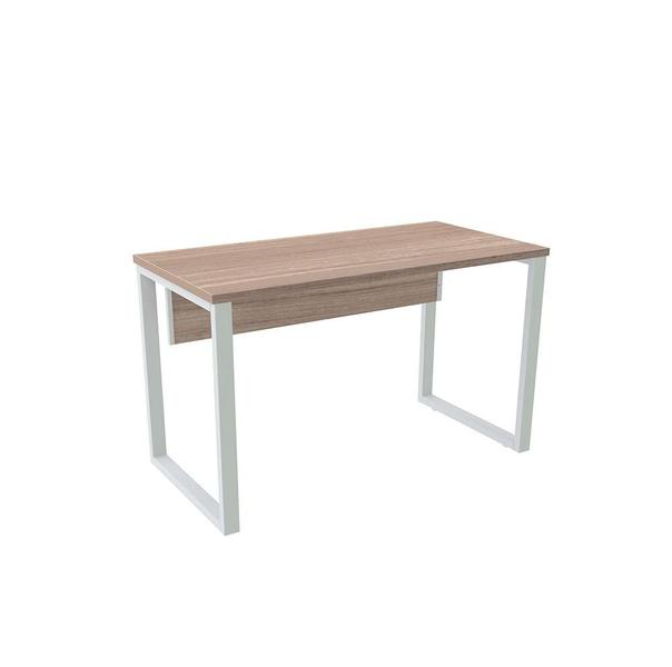 Imagem de Mesa Diretora Tubular P25 Pandin 1,5x0,6 M Noce Naturale e Branco