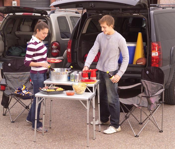 Imagem de Mesa dobrável Coleman Pack-Away 4 em 1 leve para uso externo