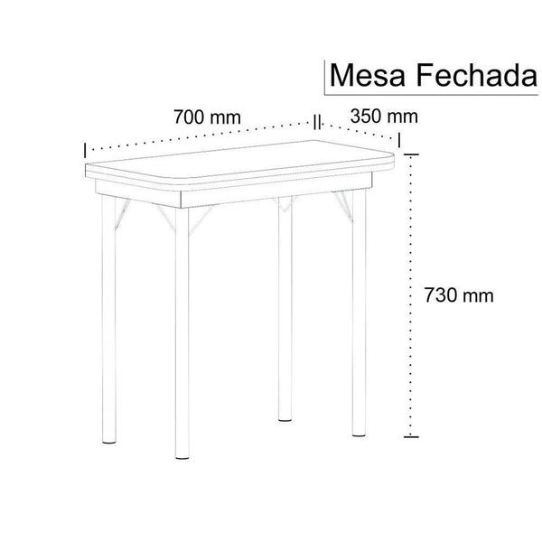 Imagem de Mesa Dobrável Com 4 Banquetas - Logdesign