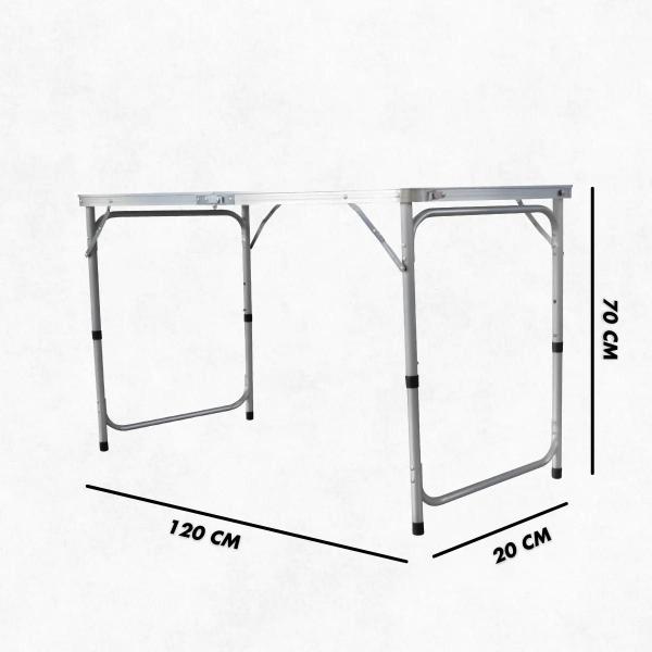 Imagem de Mesa Dobrável em Alumínio para camping