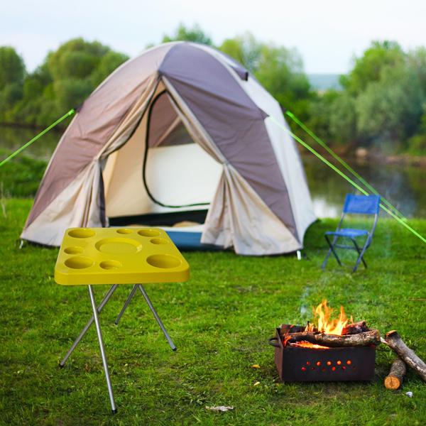 Imagem de Mesa Dobravel Para Petisco Piscina Praia Camping