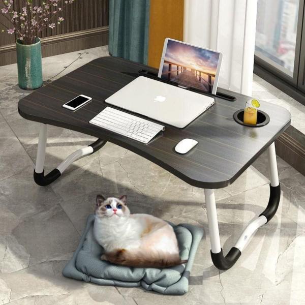 Imagem de Mesa Dobravel Portatil P/ Notebook Home Office Cama Refeicao