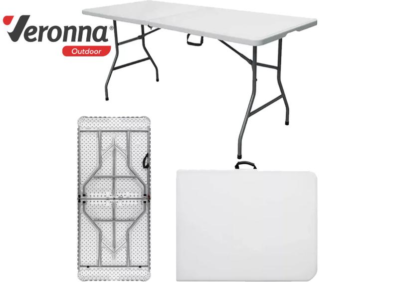 Imagem de Mesa Dobravel Portatil Vira Maleta Camping Praia 152x70cm