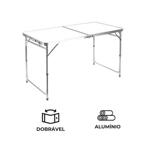 Imagem de Mesa Dobrável que vira Maleta Alumínio de Alta Qualidade