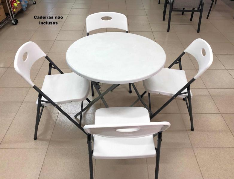 Imagem de Mesa Dobrável Redonda Vghome 80Cm