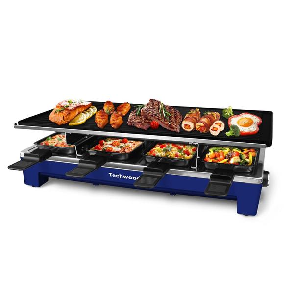 Imagem de Mesa elétrica Raclette Grill Techwood interna 1500W