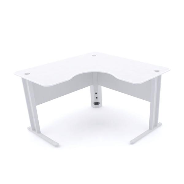 Imagem de Mesa em l p/ escritório 120x120 pandin maxxi - branco