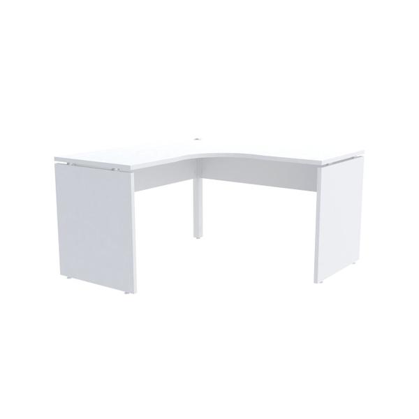 Imagem de Mesa em l p/ escritório 135x135 pandin p25 - branco