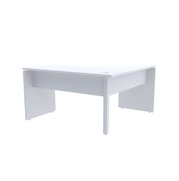 Imagem de Mesa em l p/ escritório 135x135 pandin p25 - branco