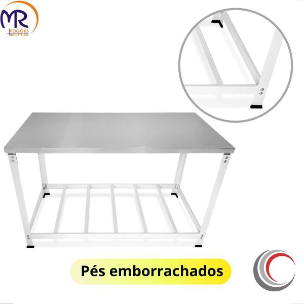 Imagem de Mesa epoxi 180x70 light - mr fogões