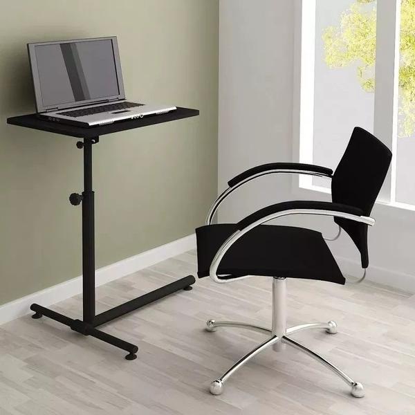 Imagem de Mesa Ergonômica Para Notebook Multivisão Nt-home Preta