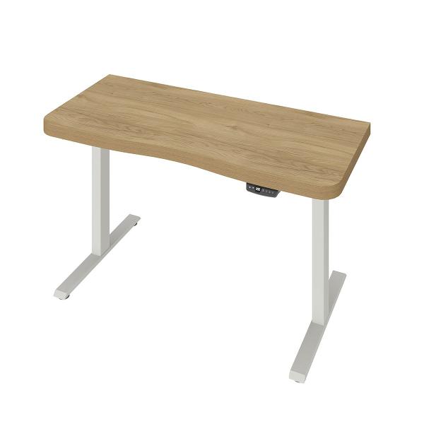 Imagem de Mesa Escrivaninha Home Office Premium com Regulagem de Altura Olmo - Artany Móveis