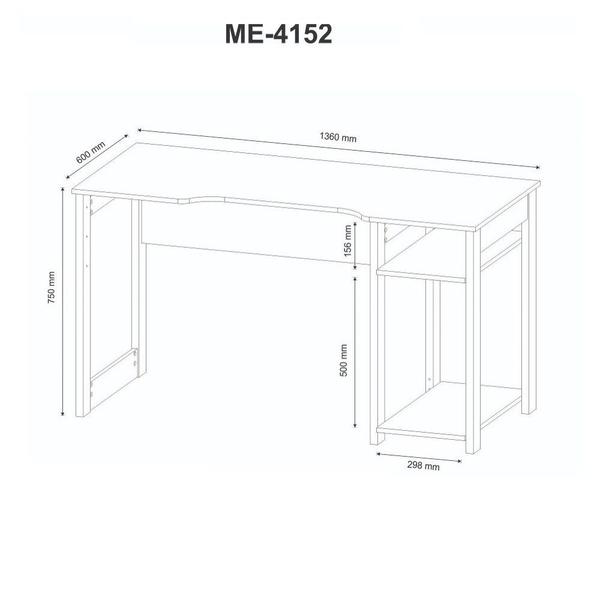 Imagem de Mesa Gamer 2 Prateleiras ME4152 Tecnomobili