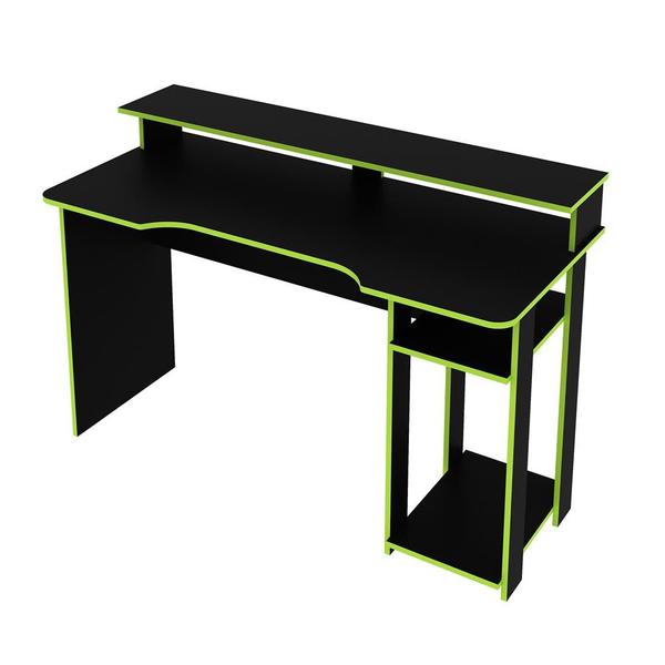 Imagem de Mesa Gamer ME4153 Preto / Verde - Tecnomobili