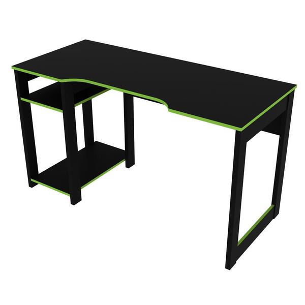 Imagem de Mesa Gamer Reversível ME4152 Preto / Verde - Tecnomobili