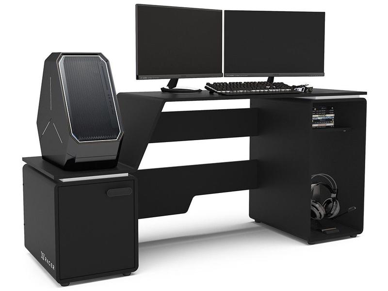 Imagem de Mesa Gamer XT Racer Space One + Rack para TV até