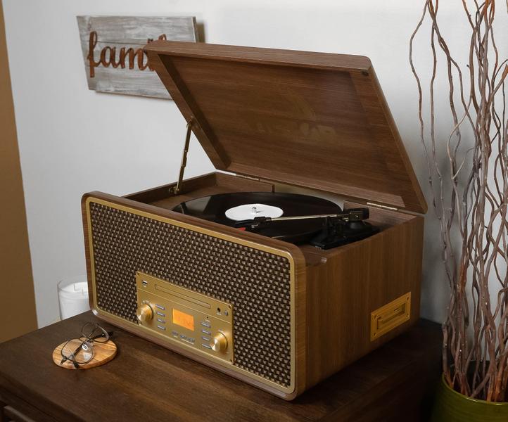 Imagem de Mesa giratória 8 em 1 do Music Center VICTOR Monument com Bluetooth