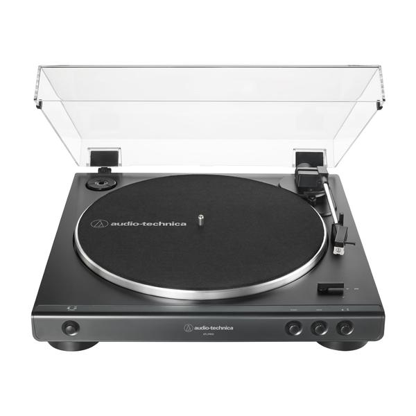 Imagem de Mesa giratória Audio-Technica AT-LP60X-BK Belt-Drive estéreo preta