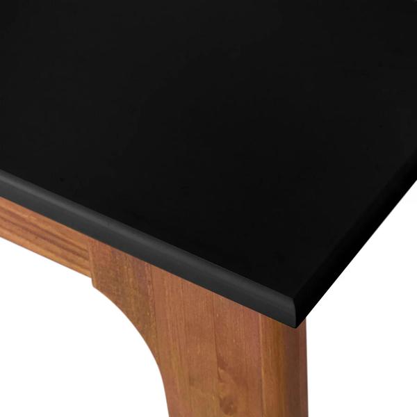 Imagem de Mesa Happy 168cm em Madeira Maciça/MDF - Preto/Garapa