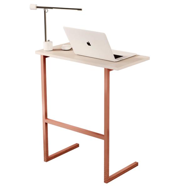 Imagem de Mesa Home Office com Pés de Ferro: Praticidade e Elegância