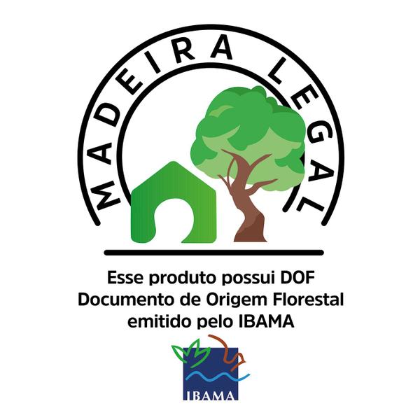 Imagem de Mesa Industrial Diamond Madeira Maciça 2,00m Ferragem Preta