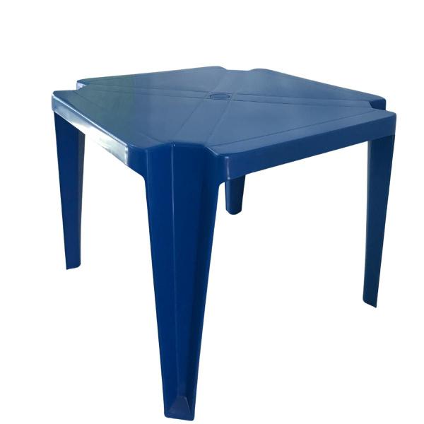 Imagem de Mesa infantil atividades plastico resistente azul 