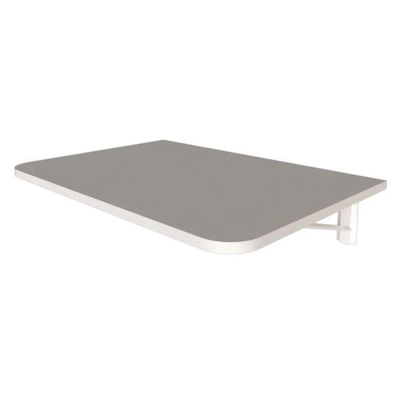 Imagem de Mesa Infantil Dobrável 60cm com Canto Arredondado Branco