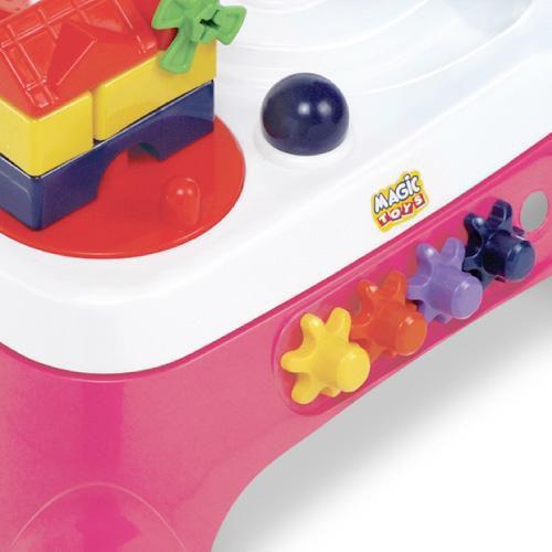 Imagem de Mesa Infantil Educativa Bebe C/ Som E Luz Rosa 1070 - Magic Toys