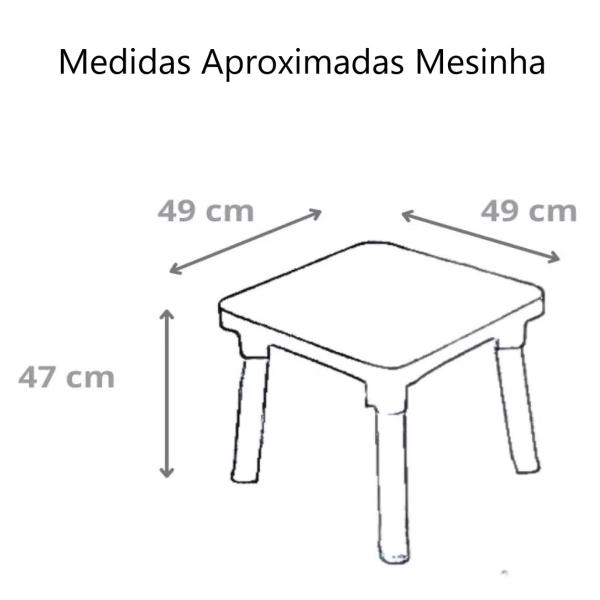 Imagem de Mesa Infantil Hello Kity Desmontável +Chá Cozinha e Barraca