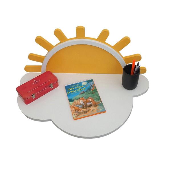 Imagem de Mesa Infantil Nuvem Sol Branco