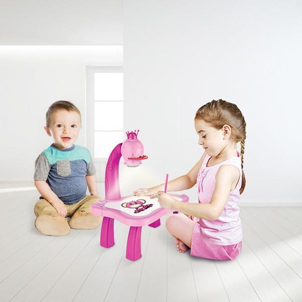 Imagem de Mesa Infantil Projetora Play&Learn Rosa - Multikids Baby