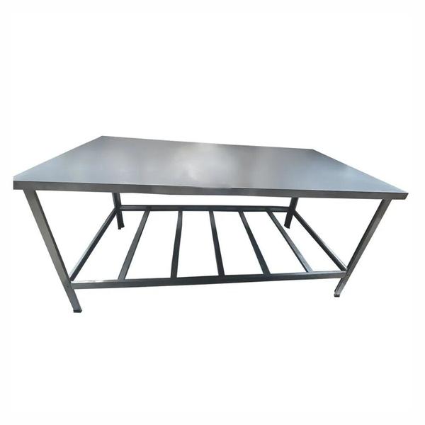 Mesa Inox Industrial para Padaria 1,9 metro - SEBEM Imagem de Mesa Inox Industrial para Padaria 1,9 metro - SEBEM