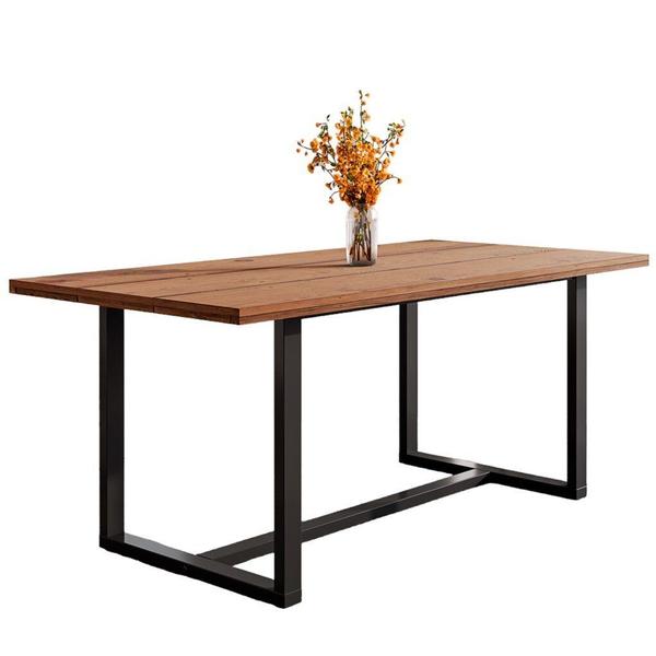 Imagem de Mesa Jantar 210x92cm Tampo Madeira Maciça Lumber CabeCasa