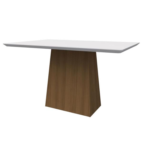 Imagem de Mesa Jantar Bárbara Imbuia 135x90cm para 4 Cadeiras N Ceval