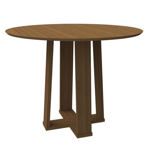 Imagem de Mesa Jantar Isabela Imbuia 100x100cm para 4 Cadeiras N Ceval