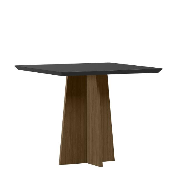 Imagem de Mesa Jantar Quadrada 90 x 90 Com Vidro 3mm Julia Sem Cadeiras  ÉdeCasaMóveis