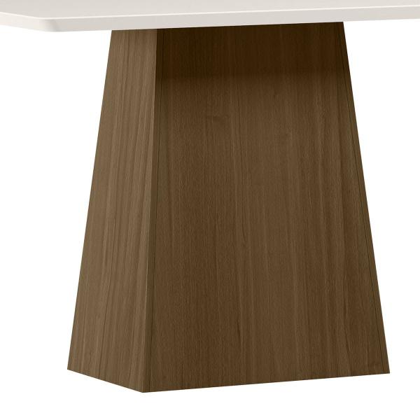 Imagem de Mesa Jantar Retangular 120 x 80 Com Vidro 3mm Lily Sem Cadeiras  ÉdeCasaMóveis