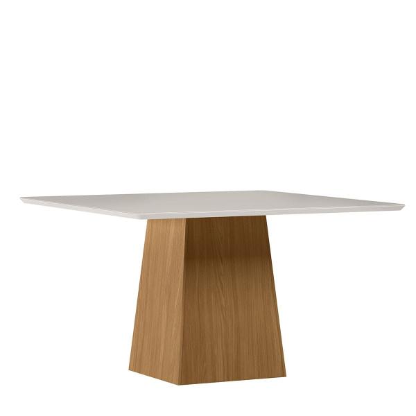 Imagem de Mesa Jantar Retangular 135 x 135 Com Vidro 3mm Lily Sem Cadeiras  ÉdeCasaMóveis