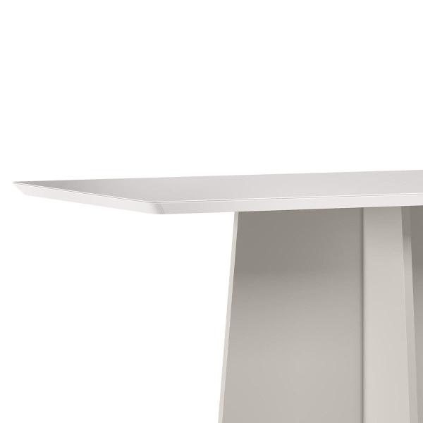 Imagem de Mesa Jantar Retangular 160 x 90 Com Vidro 3mm Julia Sem Cadeiras  ÉdeCasaMóveis