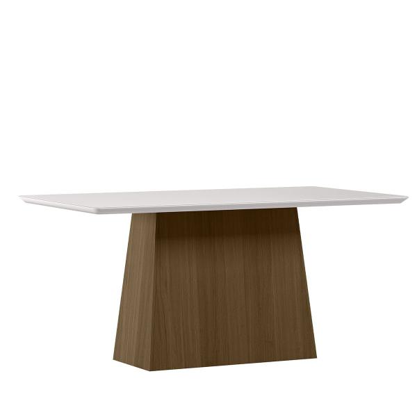 Imagem de Mesa Jantar Retangular 160 x 90 Com Vidro 3mm Lily Sem Cadeiras  ÉdeCasaMóveis