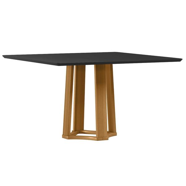 Imagem de Mesa Jantar Treviso Ypê 135x135cm Pés Madeira