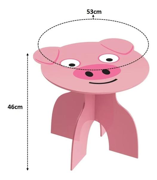 Imagem de Mesa Junges Infantil Animalkids Pig - 970