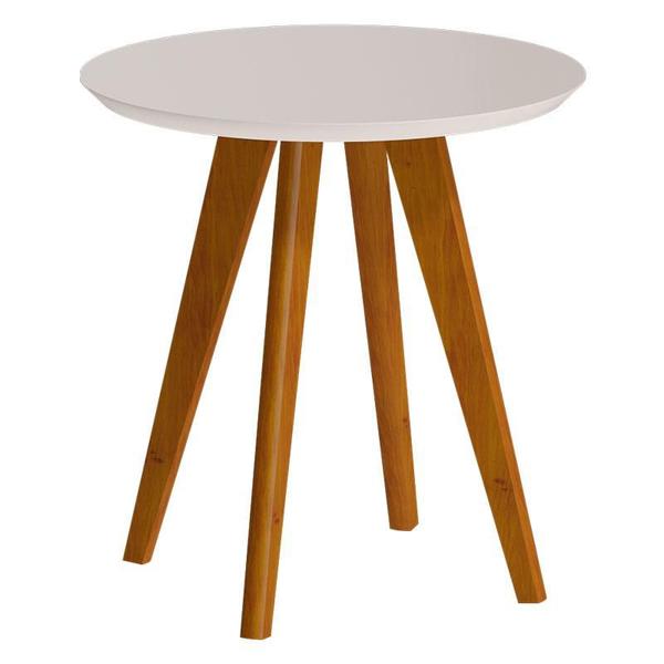 Imagem de Mesa Lateral Ambiente Classic Redonda Off White - Imcal