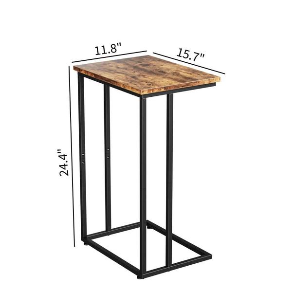 Imagem de Mesa lateral Innerjoin Wide C para sofá e laptop com metal