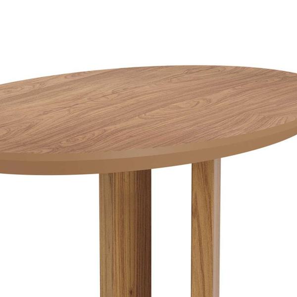 Imagem de Mesa Lateral Oval Selene Freijó