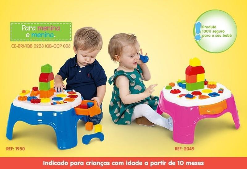 Imagem de Mesa Mesinha De Atividades Com Gaveta Play Time Cotiplás